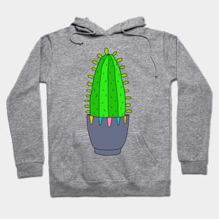 Cute Cactus Design #161: Nice Cactus In SImple Pot Hoodie